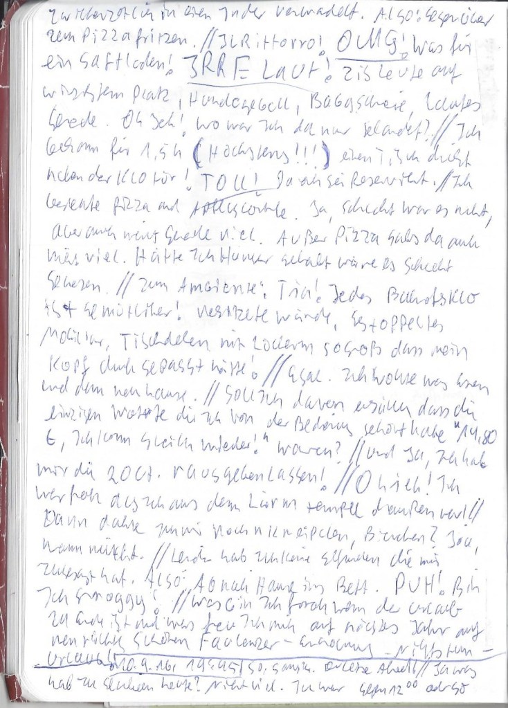 Tagebuch 15